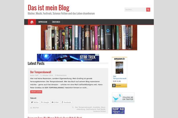 MineZine theme site design template sample