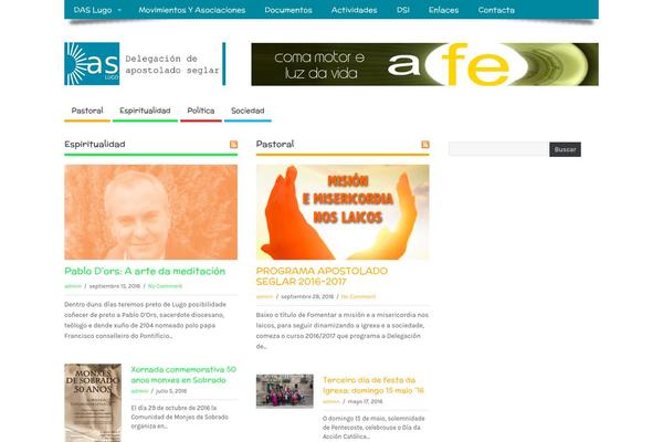 MesoColumn theme site design template sample