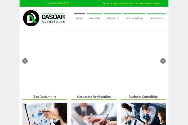Oasis theme site design template sample