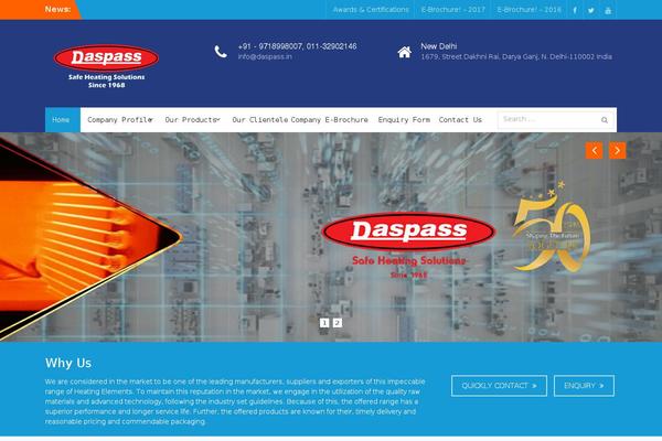 Site using WP Parallax Content Slider plugin