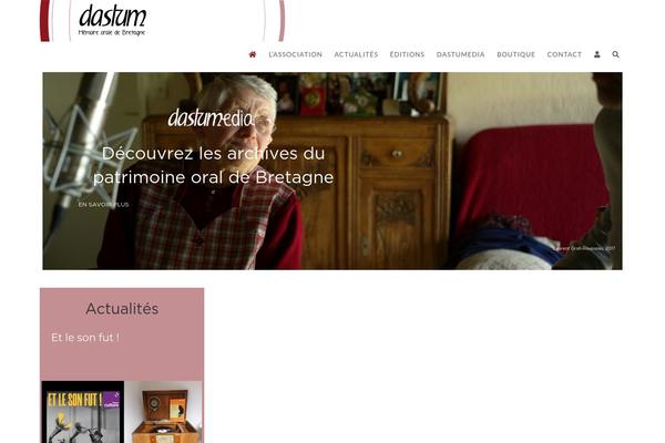 X Child theme site design template sample