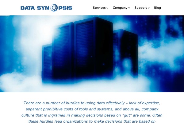 data-synopsis.com site used Bootstrap Ultimate