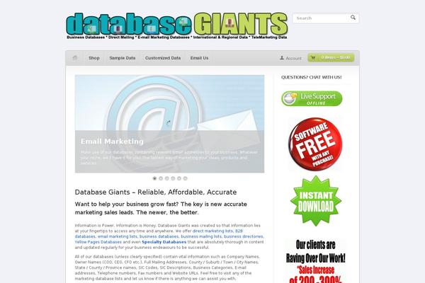 Woostore theme site design template sample