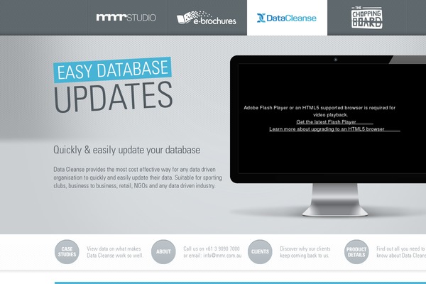 datacleanse.com.au site used Mmr