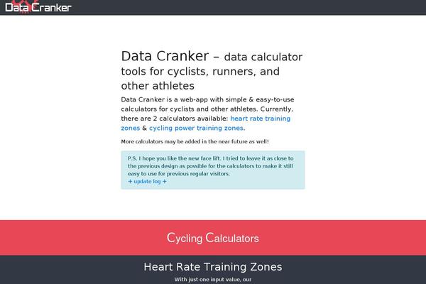 datacranker.com site used Datacranker
