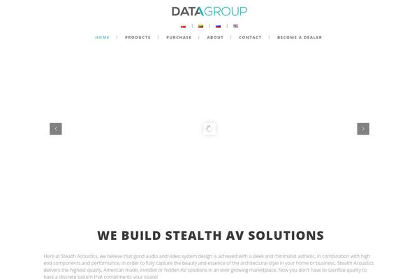 Stockholm Child theme site design template sample