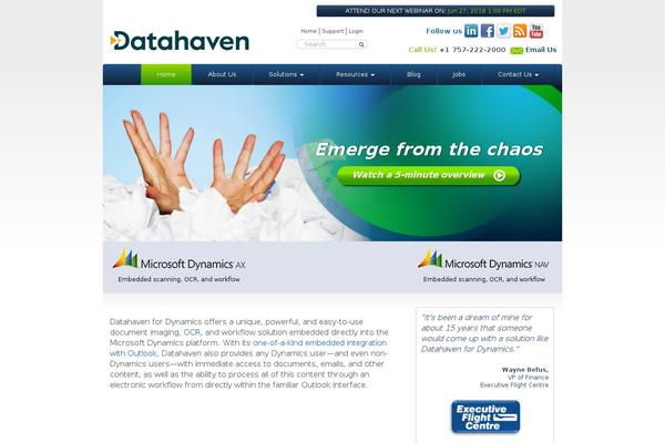 Phoenix Child theme site design template sample