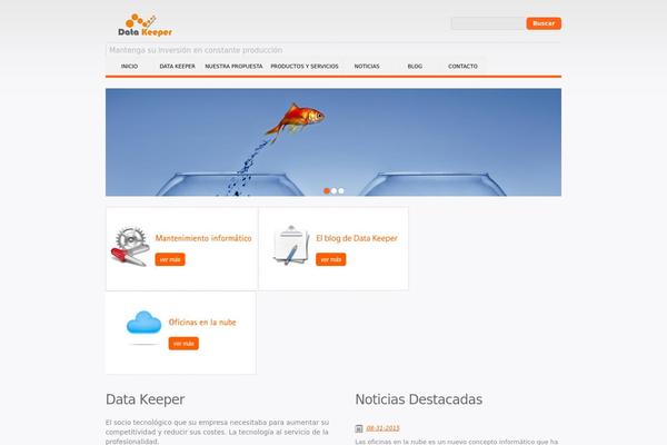 datakeeper.es site used Theme1322