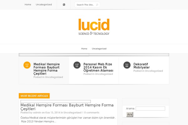 Lucid theme site design template sample