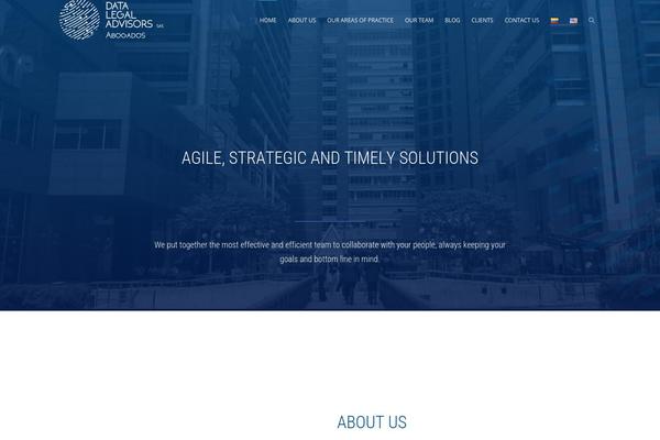 KLEO theme site design template sample