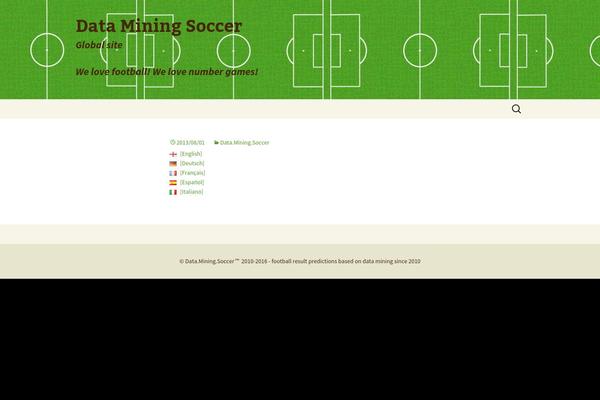Twentythirteen Child theme site design template sample