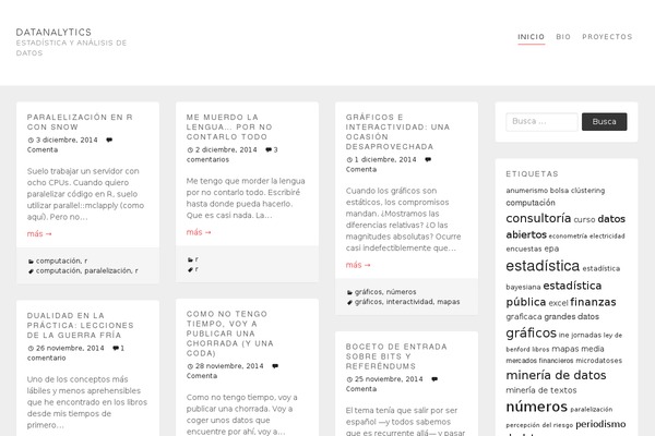 datanalytics.com site used Pieces