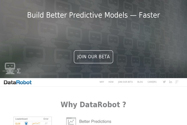 datarobot.com site used Datarobot5