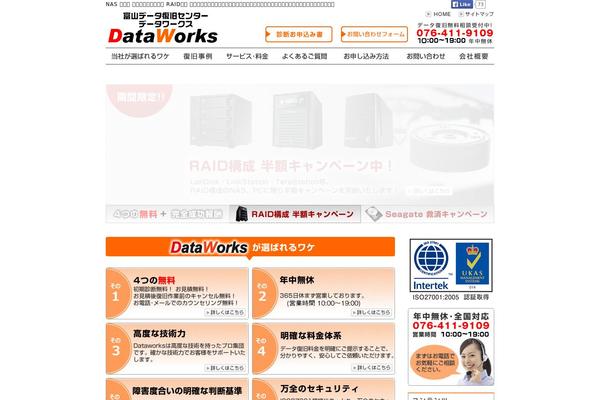 dataworks theme websites examples