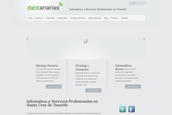 Minimal theme site design template sample