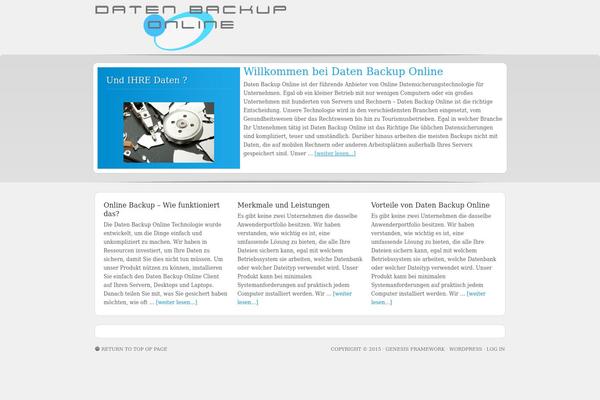 Enterprise theme site design template sample