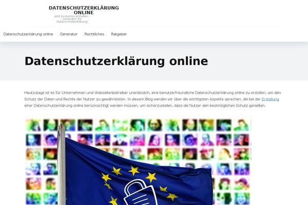 Mercury theme site design template sample