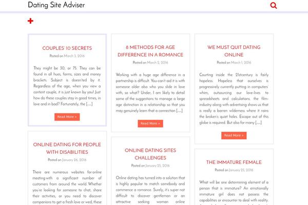 Briks theme site design template sample