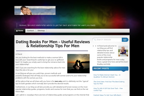 Mystique theme site design template sample