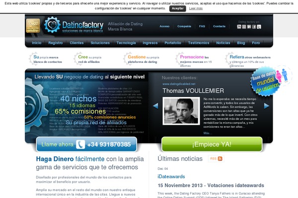 Site using Mejorcluster plugin