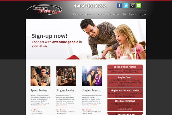 Salutation theme site design template sample
