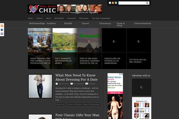 Newscast theme site design template sample