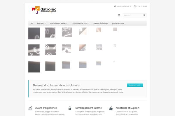 Aqua theme site design template sample