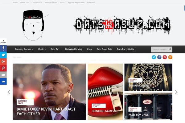 Gadgetine theme site design template sample
