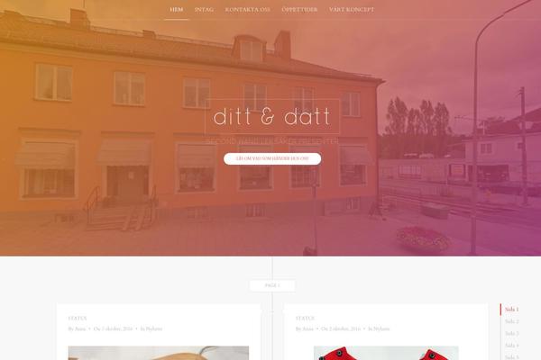 DW Timeline theme site design template sample