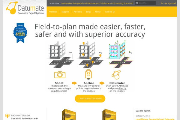Nano2 theme site design template sample