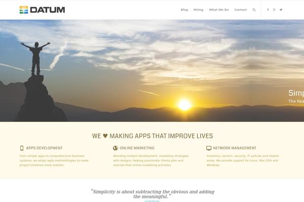 datumcorp.com site used 15