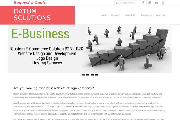 Responsive Brix theme site design template sample