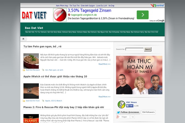 iNove theme site design template sample