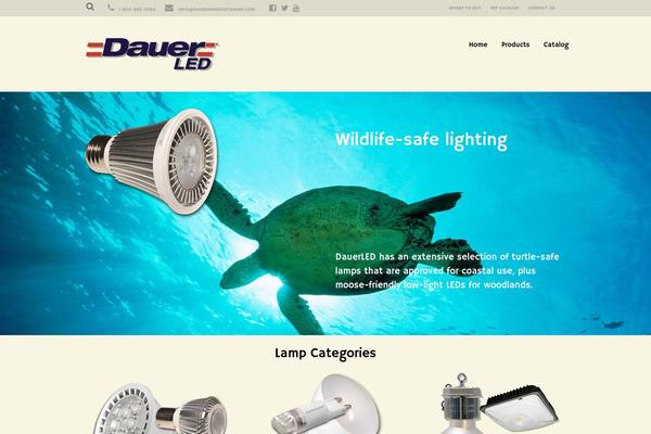 Loft theme site design template sample