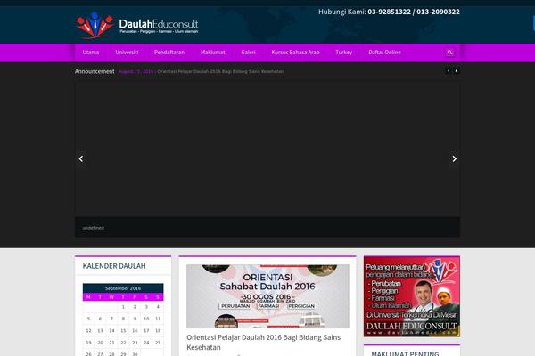 Kingdom theme site design template sample
