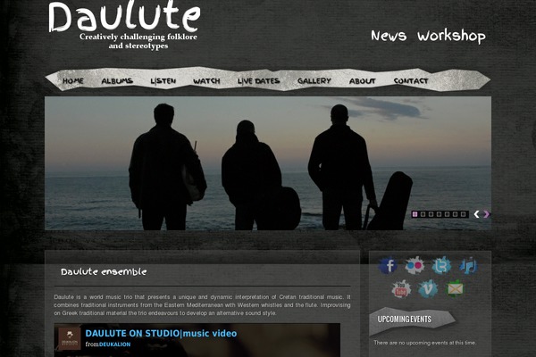 Hiphop theme site design template sample