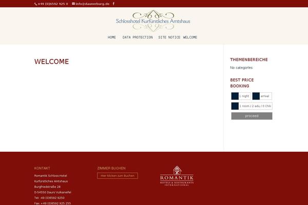 Divi theme site design template sample