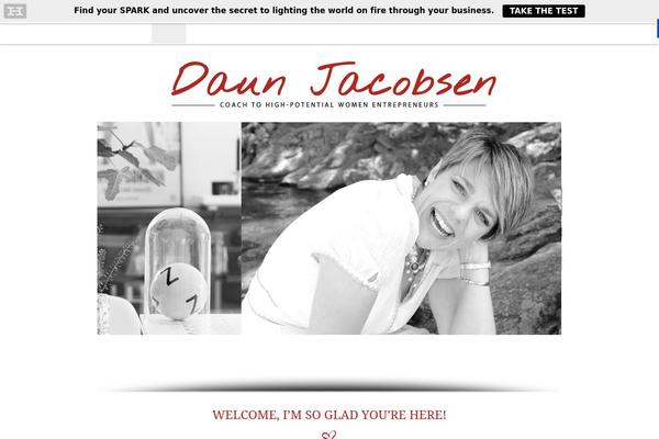 Jacqueline theme site design template sample