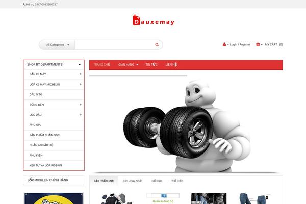 dauxemay.com site used Wp_woo_gomarket