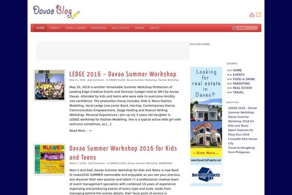 PageLines theme site design template sample