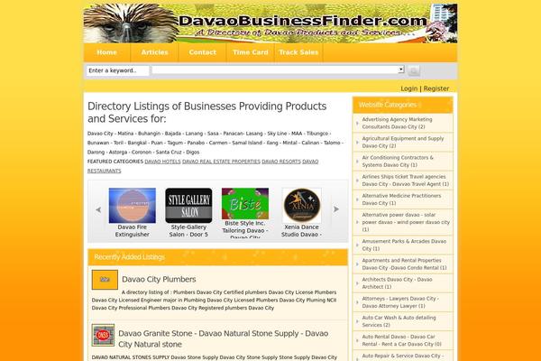 Gillian theme site design template sample