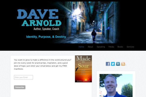 davearnoldspeaks.com site used Squareread