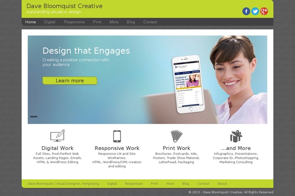 Elisium theme site design template sample