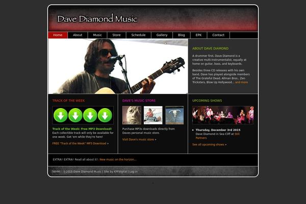 davediamondmusic.com site used Tech