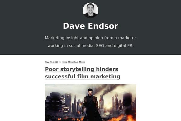 daveendsor.com site used fastr