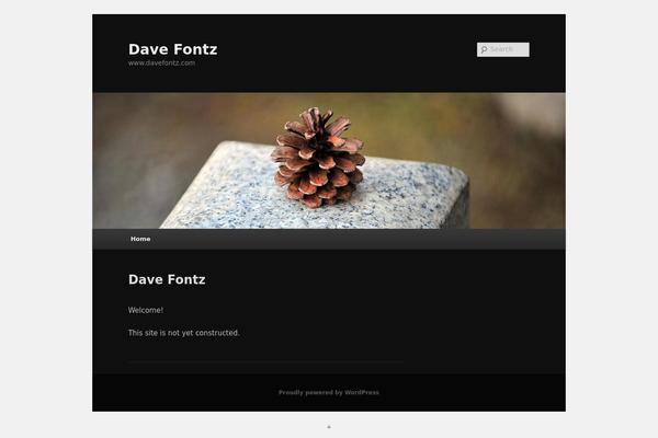 Twenty Eleven theme site design template sample