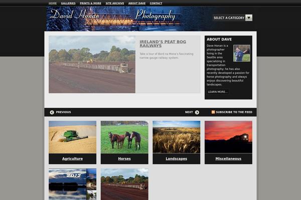 Aperture theme site design template sample