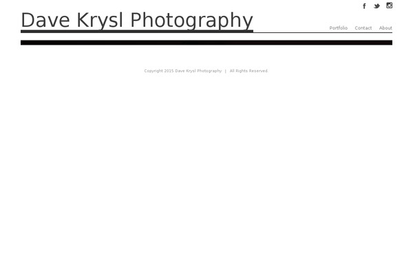 davekrysl.com site used Albedo