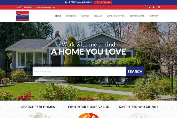Impreza theme site design template sample