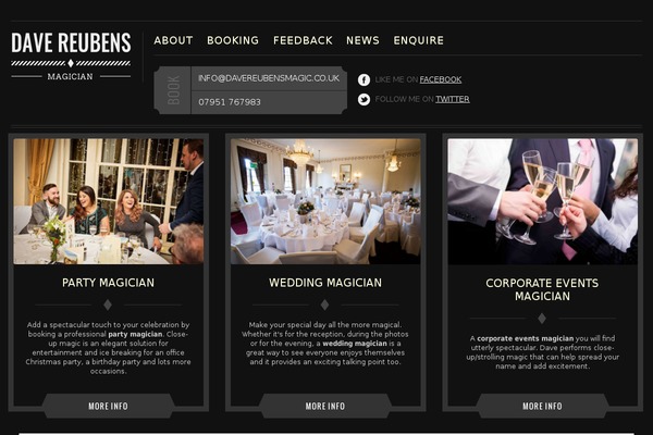 Magic theme site design template sample